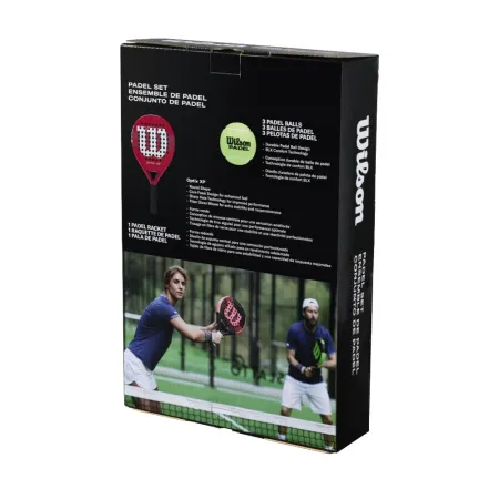 Набор для падела WILSON Optix XP Padel KIT, WR202110U2, ракетка + 3мяча, красный за 20&nbsp;362.60 ₽ купить в Нижнем Новгороде