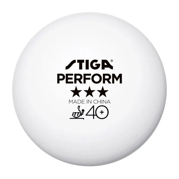 Мяч для наст. тенниса Stiga Perform 3***, 40+, 1113-2110-06, пластик, ITTF Appr., уп.6 шт, бел за 2&nbsp;121.60 ₽ в Нижнем Новгороде