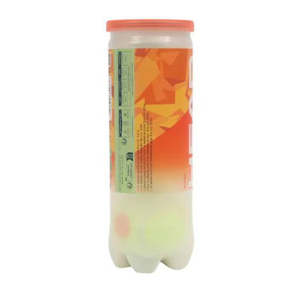 Мяч теннисный детский HEAD Stage 2 Orange, 578423,уп.3 шт, фетр,нат.резина,желто-оранжевый за 836.40 ₽ в Нижнем Новгороде