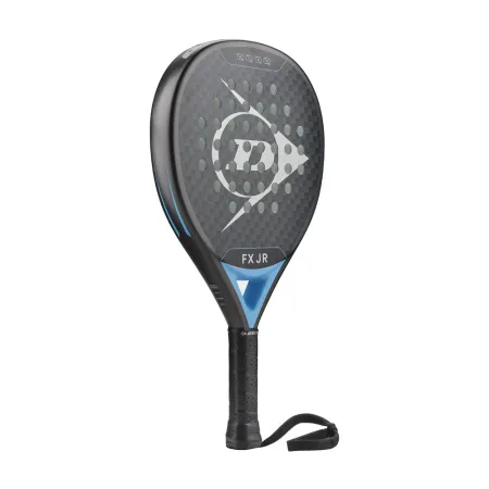 Ракетка для падела Dunlop FX Jr, 10370738, для юниоров, гибрид, графит, черно-голубой за 11&nbsp;019.40 ₽ купить в Нижнем Новгороде