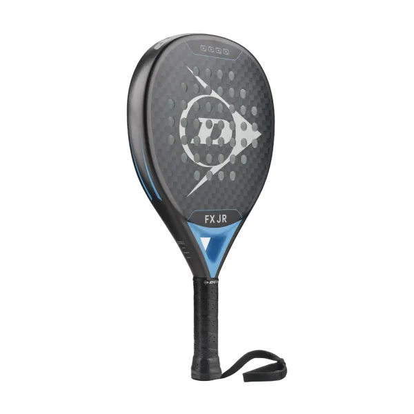 Ракетка для падела Dunlop FX Jr, 10370738, для юниоров, гибрид, графит, черно-голубой за 11&nbsp;019.40 ₽ в Нижнем Новгороде