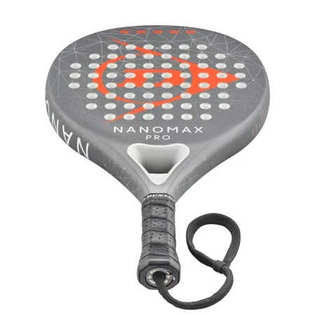 Ракетка для падела Dunlop Nanomax Pro, 10370739, для профессионалов, карбон,серо-оранжевый за 17&nbsp;248.20 ₽ купить в Нижнем Новгороде