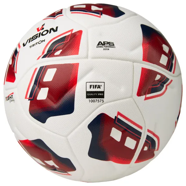 Мяч футб. VISION TRITON, FV425075, р.5,FIFA Quality Pro,MF, 16 пан, термосш.,бел-красный за 8&nbsp;007 ₽ в Нижнем Новгороде