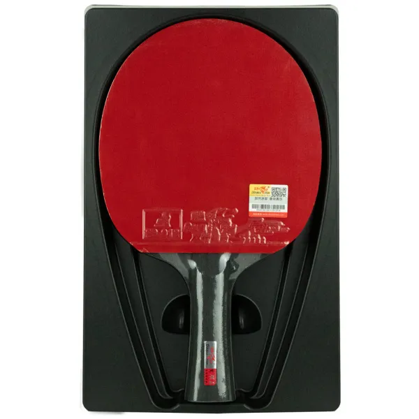 Ракетка для н/т DOUBLE FISH Black Carbon King Racket 3***, для професс.,ITTF Appr.,накл.2,1,мм за 4&nbsp;346.90 ₽ в Нижнем Новгороде