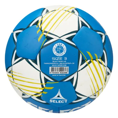 Мяч ганд. SELECT HB FORCE DB V25, 1622858205, Senior (р.3), EHF Appr,ПУ, гибр.сш., сине-белый за 8&nbsp;438.80 ₽ купить в Нижнем Новгороде