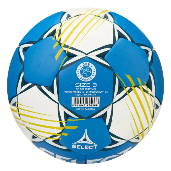 Мяч ганд. SELECT HB FORCE DB V25, 1622858205, Senior (р.3), EHF Appr,ПУ, гибр.сш., сине-белый за 8&nbsp;438.80 ₽ в Нижнем Новгороде