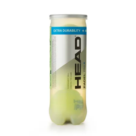 Мяч для падела HEAD Padel Pro+, 540203, уп.3 шт, FIP Approved, войлок,нат.резина,желтый за 933.30 ₽ купить в Нижнем Новгороде