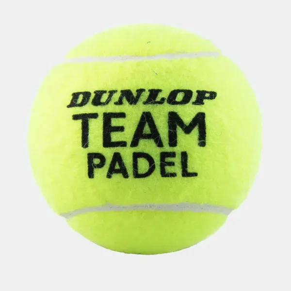 Мяч для падела Dunlop Team Padel, 601553, уп.3 шт, сукно, нат.резина,желтый за 1&nbsp;110.10 ₽ в Нижнем Новгороде