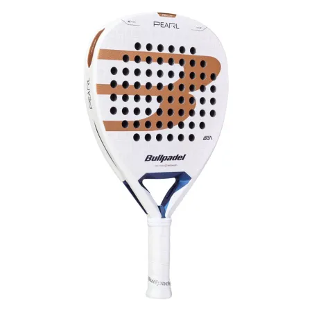 Ракетка для падела BULLPADEL Pearl 27, 497249, для проф-в, стекловолокно,карбон, бело-золотистый за 44&nbsp;319 ₽ купить в Нижнем Новгороде