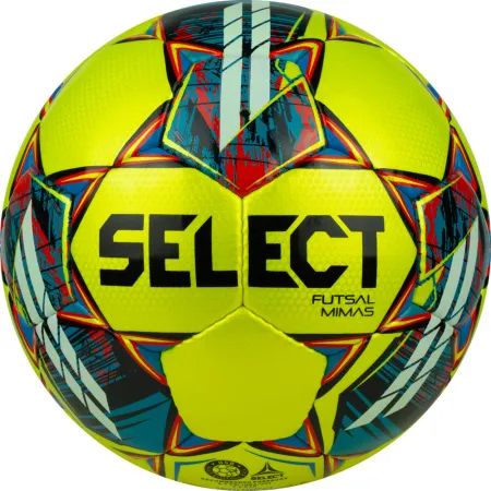 Мяч футзал. SELECT Futsal Mimas, 1053460550, р.4,FIFA Basic, 32 пан, гл.ПУ, руч.сш, жел-сине-красный за 6&nbsp;303.60 ₽ купить в Нижнем Новгороде