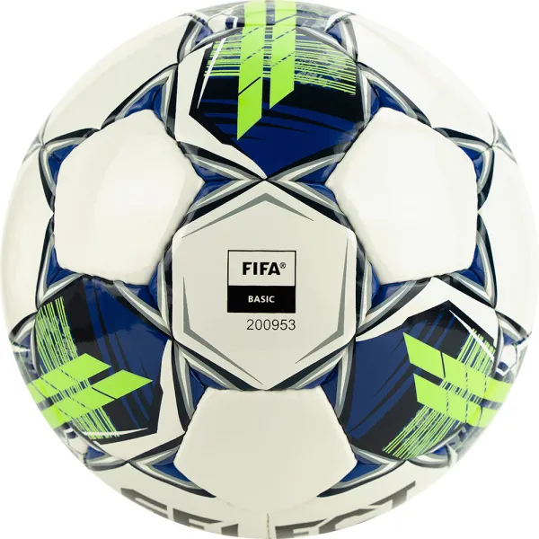Мяч футзал. SELECT Futsal Master Shiny V22, 1043460004, р.4, Basic,32п, гл.ПУ, руч.сш,бел-син-зел за 7&nbsp;539.50 ₽ в Нижнем Новгороде
