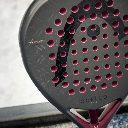 Ракетка для падела HEAD Coello Pro 2026, 225036, для профессионалов, карбон, коричнево-бордовый за 33&nbsp;619.20 ₽ купить в Нижнем Новгороде