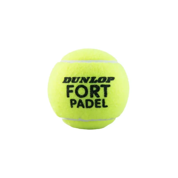 Мяч для падела Dunlop Fort Padel, 601555, уп.3 шт, FIP, сукно, нат.резина,желтый за 1&nbsp;135.60 ₽ в Нижнем Новгороде