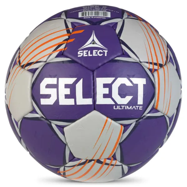 Мяч ганд. SELECT Ultimate Official EHF V24, 1612858999, Senior(р.3), EHF Appr, ПУ, руч.сш, фиол-сер за 15&nbsp;504 ₽ в Нижнем Новгороде