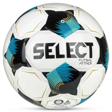 Мяч футзал. SELECT Futsal Attack V26, 1073471009, р.4, 32п, ПУ, руч.сш, бело-сине-черный за 5&nbsp;295.50 ₽ купить в Нижнем Новгороде