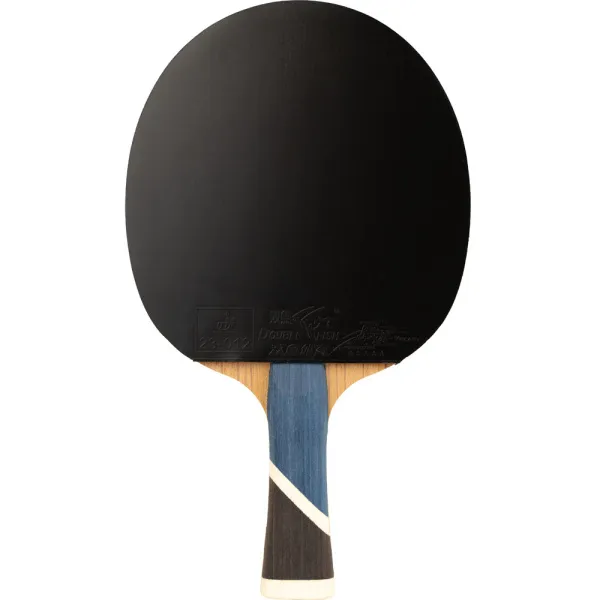 Ракетка для н/т DOUBLE FISH 5A+C, для продвин, ITTF Appr, накл. 2,1 мм, конич. ручка+ 2 мяча V40+мм за 2&nbsp;779.50 ₽ в Нижнем Новгороде