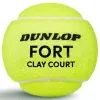 Мяч теннисный Dunlop Fort Clay Court 4B, 601613, уп.4 шт,одобр.ITF и FFT,сукно,нат.резина,желтый за 1&nbsp;812.20 ₽ купить в Нижнем Новгороде