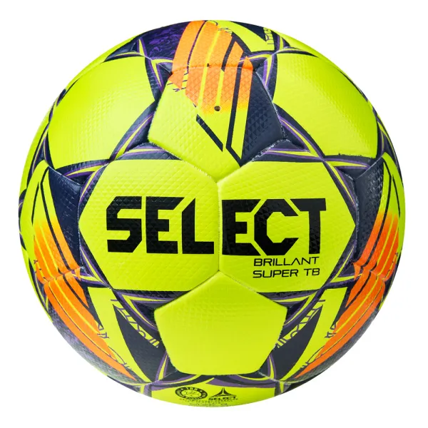 Мяч футб. SELECT Brillant Super TB, 3615968509,р.5, FIFA PRO, ПУ, 32пан. термосш, желто-оранж-фиолет за 15&nbsp;694.40 ₽ в Нижнем Новгороде