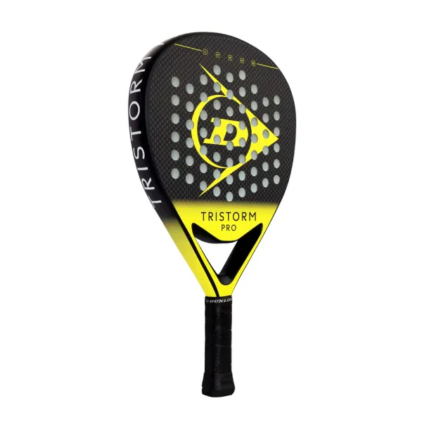Ракетка для падела Dunlop Tristorm Pro, 10359946, для опытных игроков, графит, черно-желтый за 19&nbsp;643.50 ₽ в Нижнем Новгороде