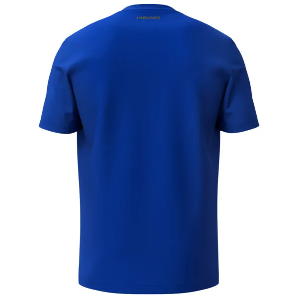 СЦ*Футболка мужская HEAD Club Original T-Shirt M 811855-Ro-S, р.S, хлопок,полиэстер,эластан, синий за 2&nbsp;888.30 ₽ в Нижнем Новгороде