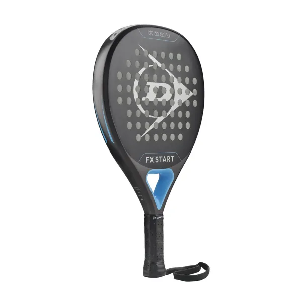 Ракетка для падела Dunlop FX Start, 10370737, для начинающих, гибрид, графит, черно-синий за 13&nbsp;175 ₽ в Нижнем Новгороде