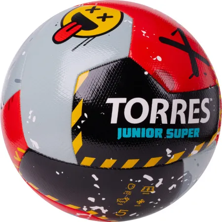 Мяч футб. TORRES Junior-5 Super, F323305, р.5, ПУ,4сл,12 п,гибрид.сш,крас-чёрн-сер за 2&nbsp;272.90 ₽ купить в Нижнем Новгороде