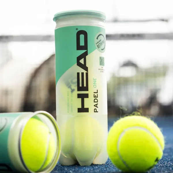 Мяч для падела HEAD Padel One S, 575383, уп.3 шт, FIP Approved, войлок,нат.резина,желтый за 933.30 ₽ в Нижнем Новгороде