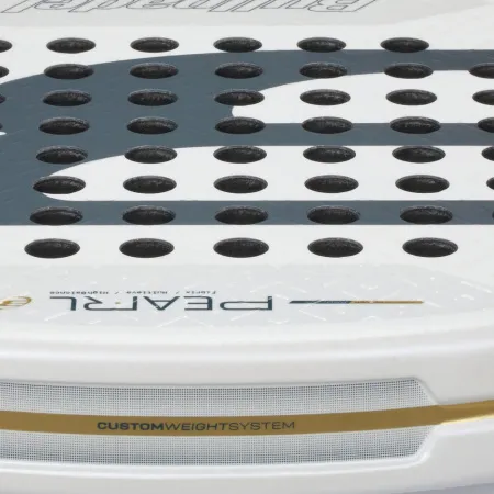 Ракетка для падела BULLPADEL Pearl 26, 493804, для профессионалов, карбон, бело-серый за 35&nbsp;929.50 ₽ купить в Нижнем Новгороде