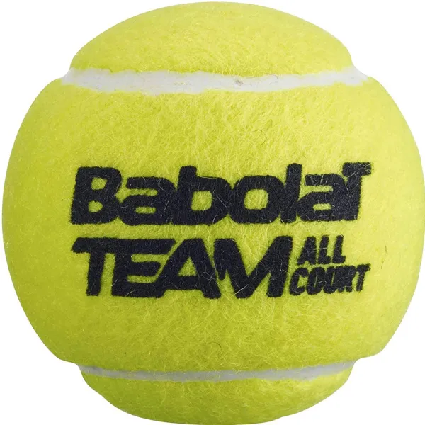 Мяч теннисный BABOLAT Team All Court,502081, уп.4 шт,одобр.ITF, сукно, нат.резина,желтый за 2&nbsp;385.10 ₽ в Нижнем Новгороде