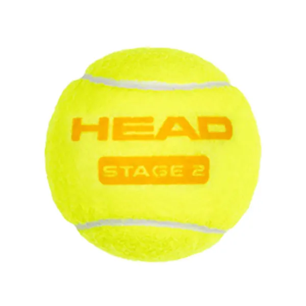 Мяч теннисный детский HEAD Stage 2 Orange, 578423,уп.3 шт, фетр,нат.резина,желто-оранжевый за 836.40 ₽ в Нижнем Новгороде