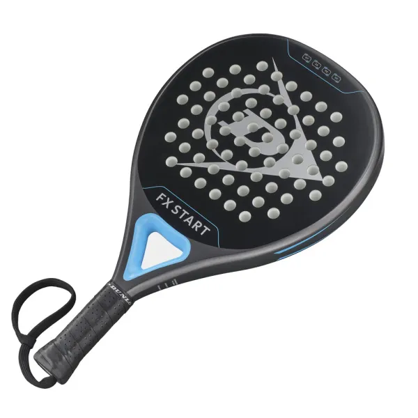 Ракетка для падела Dunlop FX Start, 10370737, для начинающих, гибрид, графит, черно-синий за 13&nbsp;175 ₽ в Нижнем Новгороде