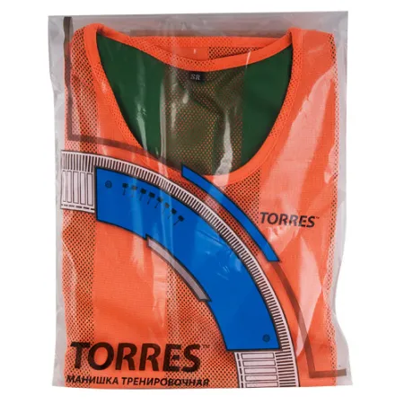 Манишка детская TORRES двухсторонняя, TR11949O/G, р.Jr, тренировочная, полиэстер, оранж-зелен за 1&nbsp;026.80 ₽ купить в Нижнем Новгороде