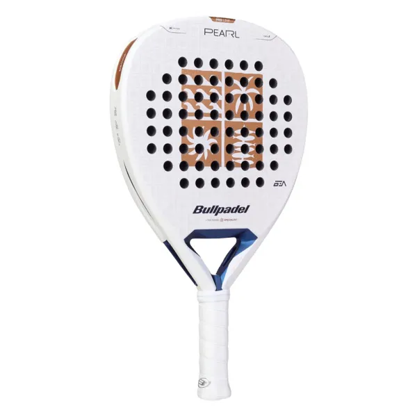 Ракетка для падела BULLPADEL Pearl 27, 497249, для проф-в, стекловолокно,карбон, бело-золотистый за 44&nbsp;319 ₽ в Нижнем Новгороде