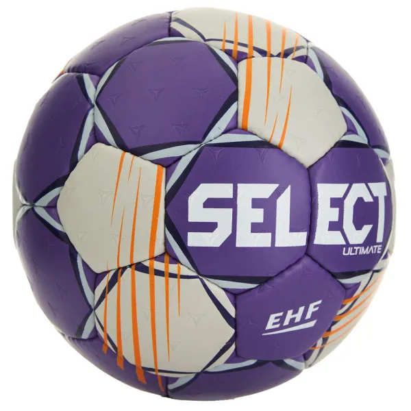 Мяч ганд. SELECT Ultimate Official EHF V24, 1612858999, Senior(р.3), EHF Appr, ПУ, руч.сш, фиол-сер за 15&nbsp;504 ₽ в Нижнем Новгороде