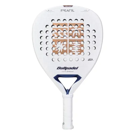 Ракетка для падела BULLPADEL Pearl 27, 497249, для проф-в, стекловолокно,карбон, бело-золотистый за 44&nbsp;319 ₽ купить в Нижнем Новгороде