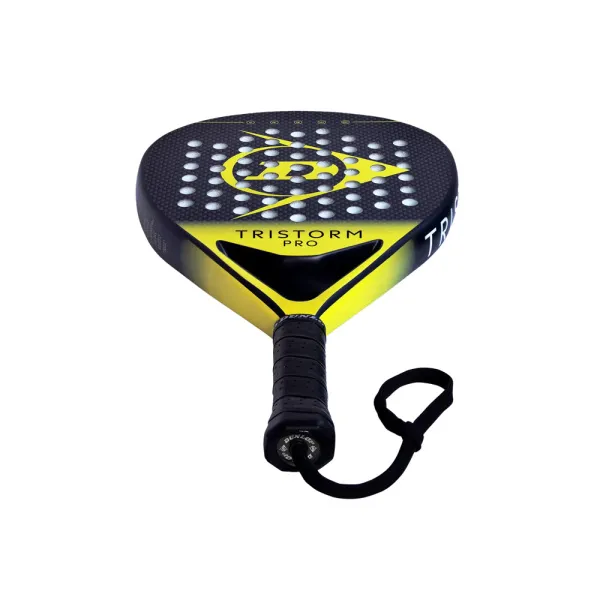 Ракетка для падела Dunlop Tristorm Pro, 10359946, для опытных игроков, графит, черно-желтый за 19&nbsp;643.50 ₽ в Нижнем Новгороде