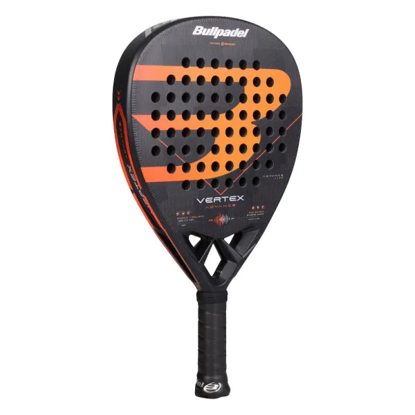 Ракетка для падела BULLPADEL Vertex Advance, 494414, для проф. и любителей, карбон, черно-оранжевый за 21&nbsp;559.40 ₽ в Нижнем Новгороде