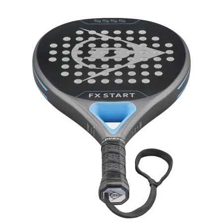Ракетка для падела Dunlop FX Start, 10370737, для начинающих, гибрид, графит, черно-синий за 13&nbsp;175 ₽ купить в Нижнем Новгороде