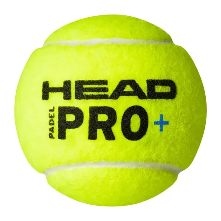 Мяч для падела HEAD Padel Pro+, 540203, уп.3 шт, FIP Approved, войлок,нат.резина,желтый за 933.30 ₽ купить в Нижнем Новгороде