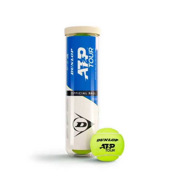 Мяч теннисный Dunlop ATP Official Tour Premium 4B, 601599, уп.4шт, одобр. ITF, нат.резина,фетр. за 1&nbsp;734 ₽ в Нижнем Новгороде